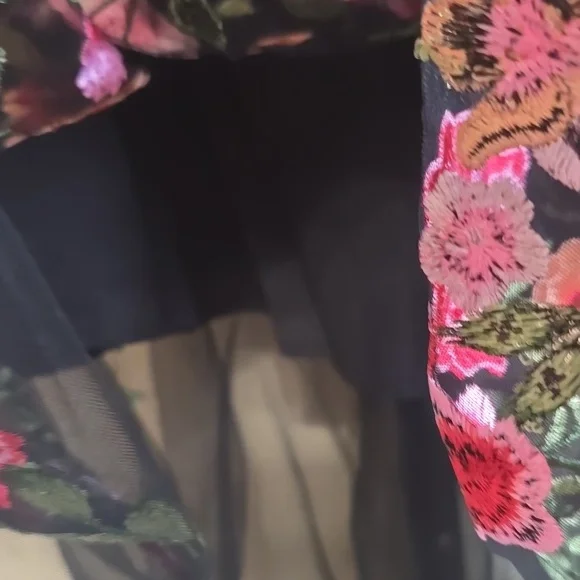 NWT Aratta Dark Rose Embroidered Skirt. Medium - Picture 11 of 14